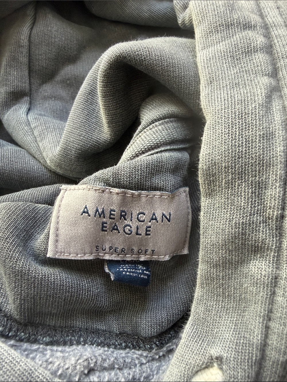 American Eagle Outfitters Olive Green Super Soft Pullover Hoodie